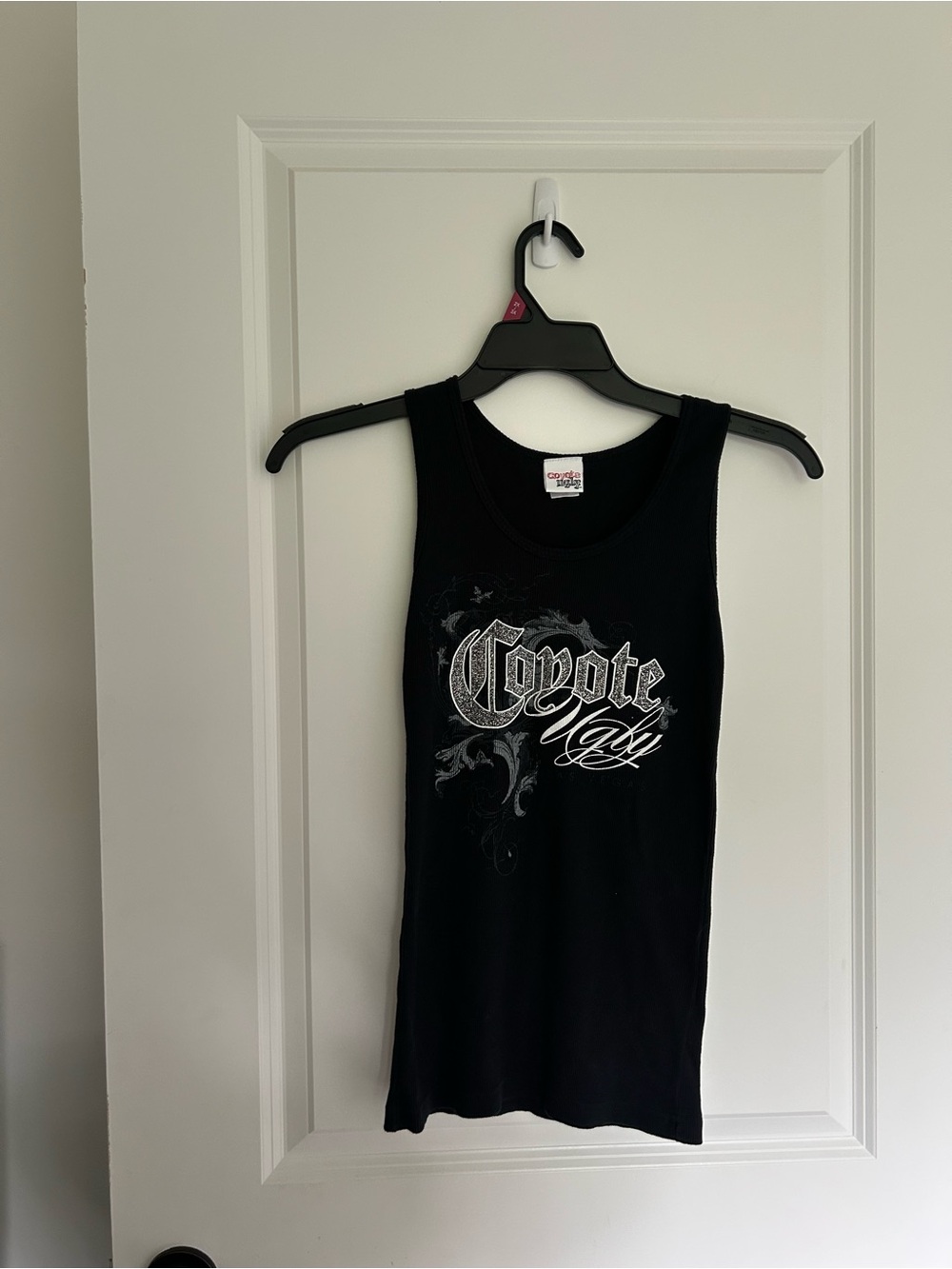 Y2K Coyote Ugly Black Graphic Tank Top